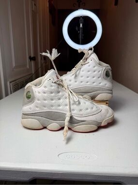 Sz 8.5 - Air Jordan 13 Retro White Wolf Grey beat